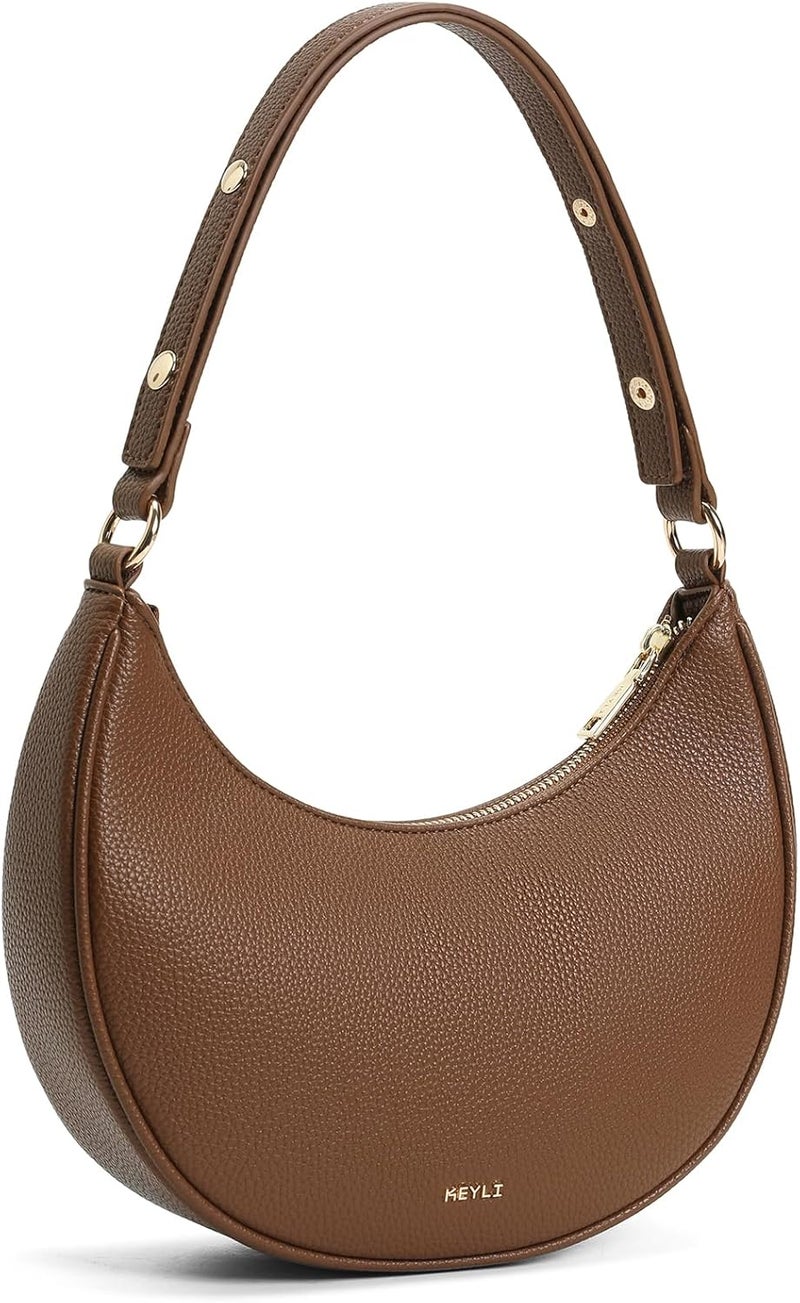 Keyli Shoulder Bag for Women Stylish Casual Clutch Purses for Women 3 Ways Adjust Strap Hobo Handbags with Zip Closure - Image 1